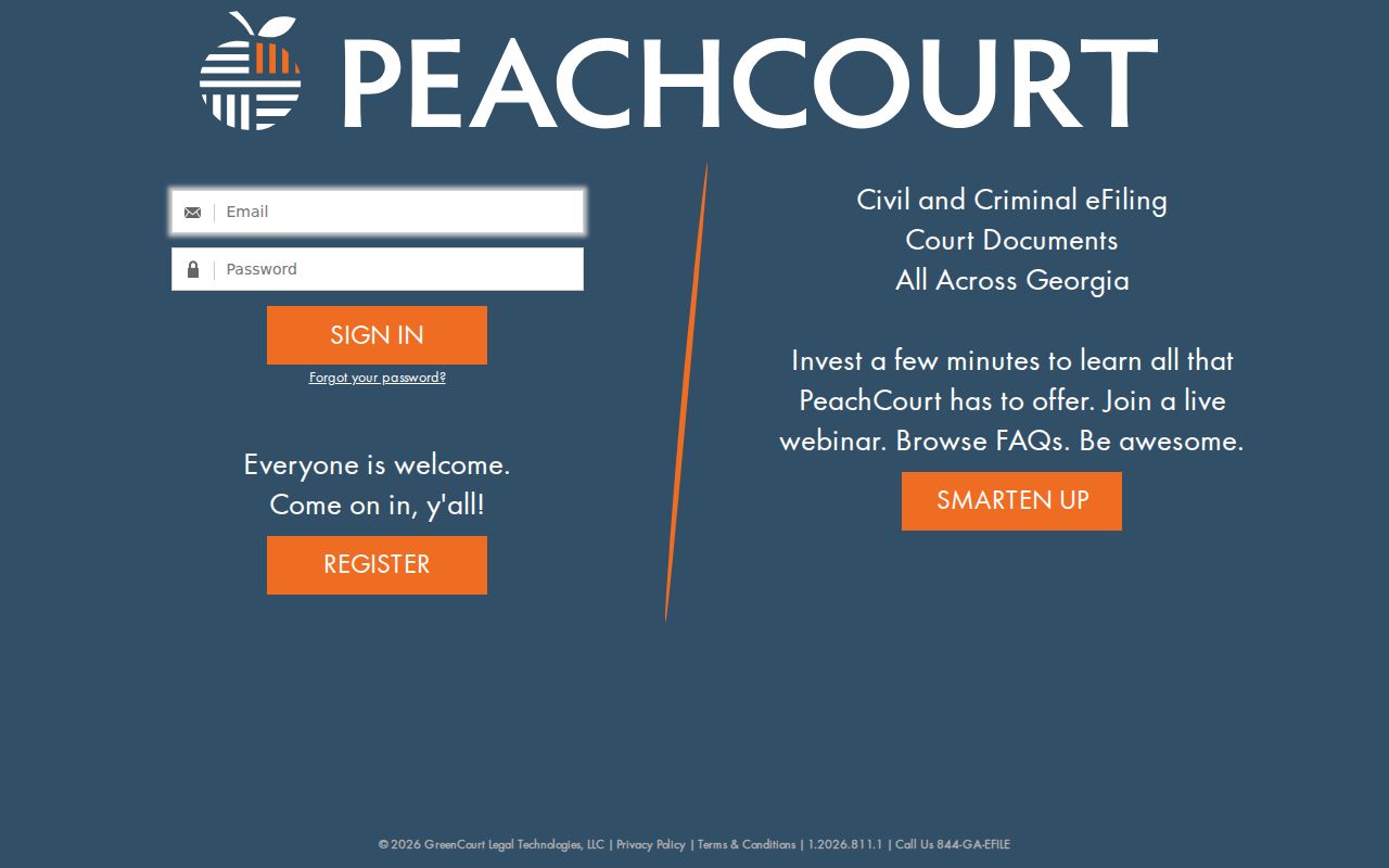 Peach County civil court docket PeachCourt case search
