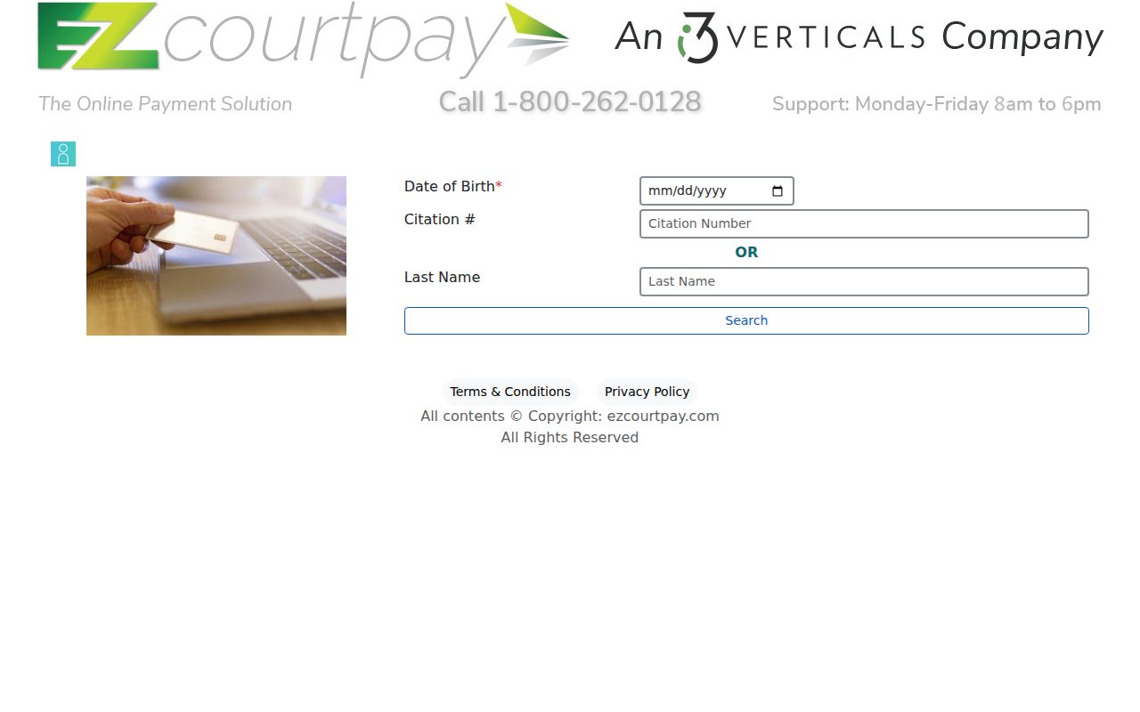 EZCourtPay citation lookup used for Fort Valley Municipal Court records